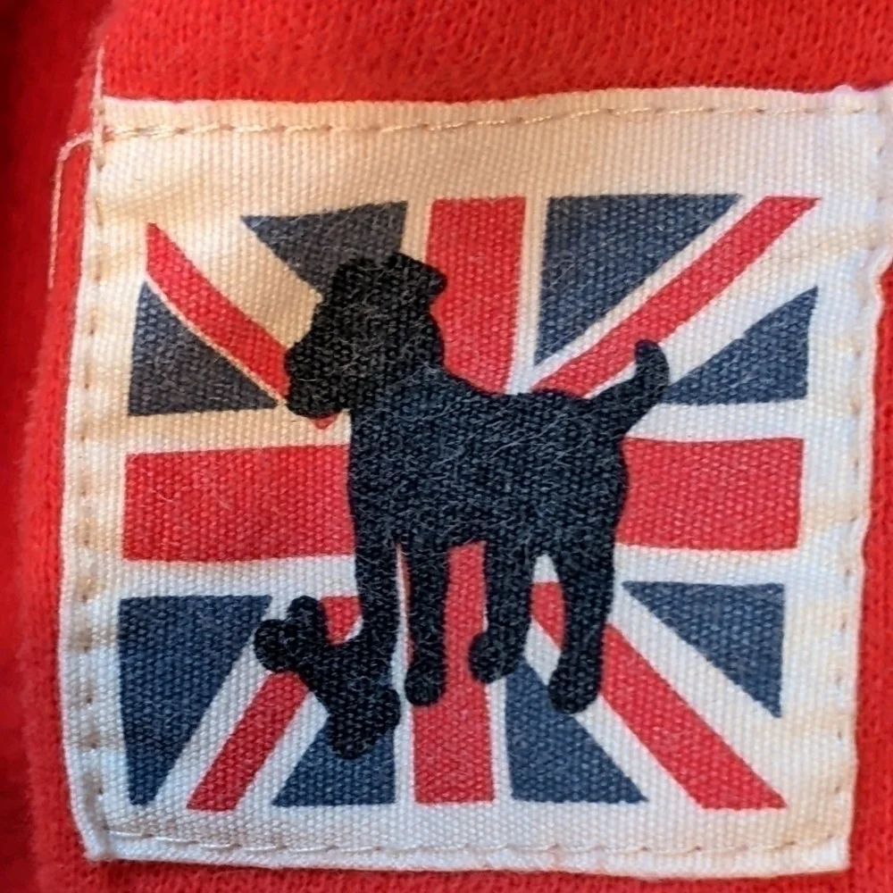 𝅺MINI Boden 2-3 years Zip Front Sweatshirt Dog Patch